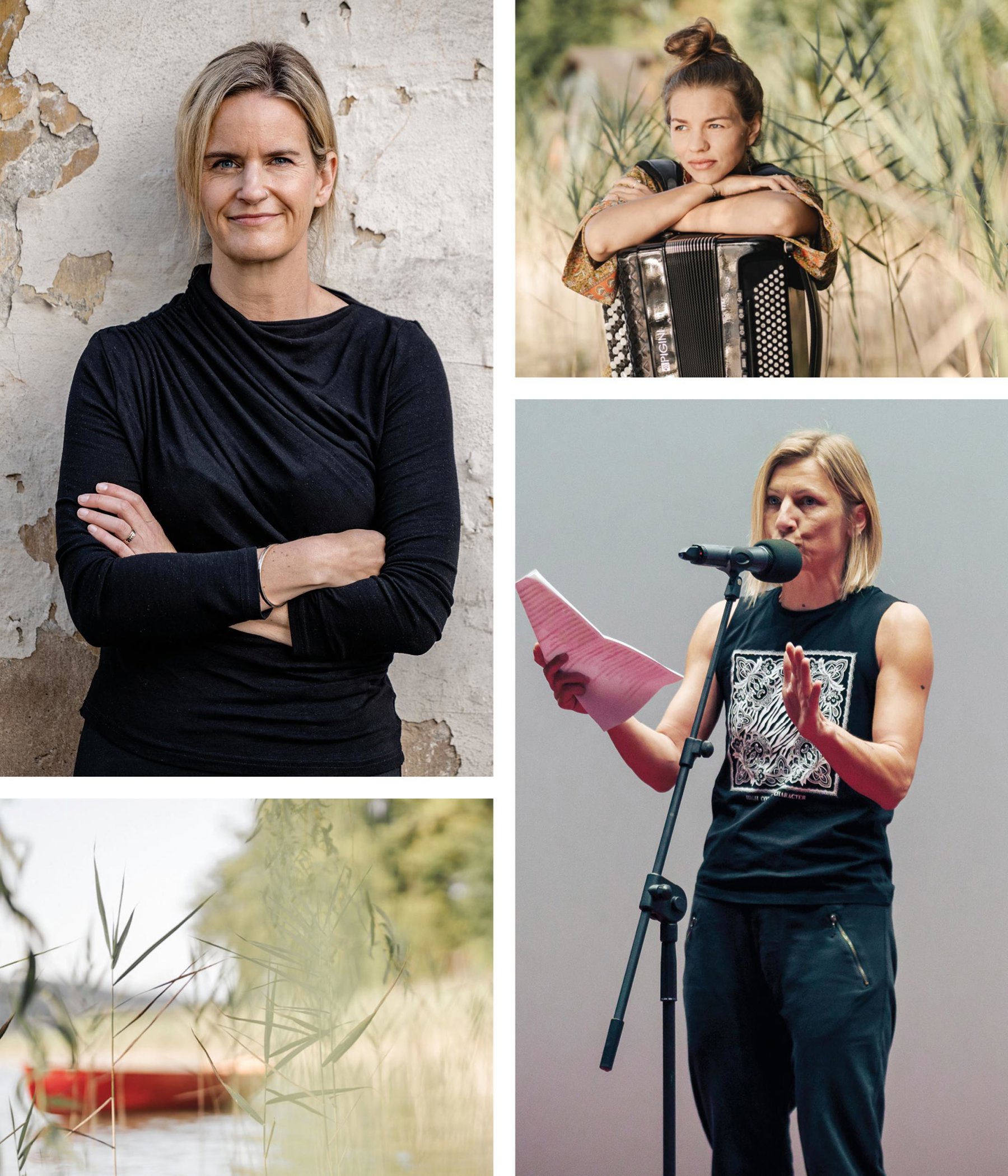 Dialektsalon mit Silke Gruber, Doris Leeb und Maola Lesung mit Musik im Rahmen der Braunauer Frauentage