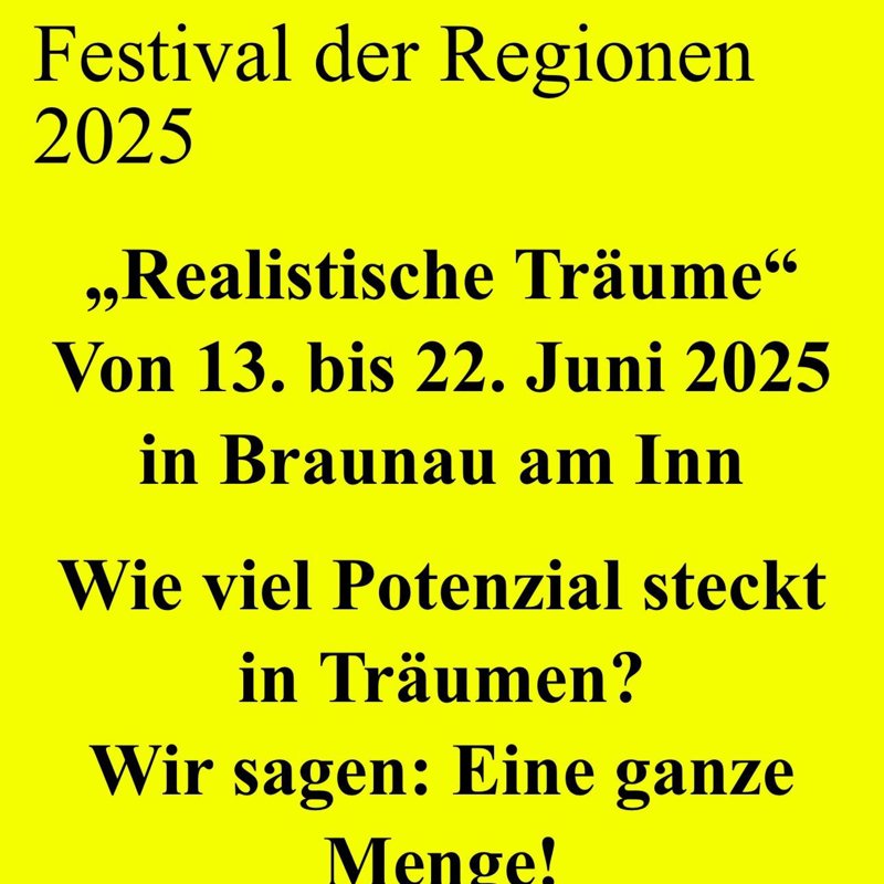 Das Festival der Regionen macht Station im Gugg Kulturhaus
